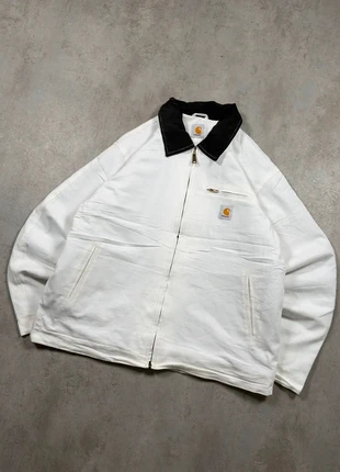 💫Carhartt Rework Detroit Jacket White Made in USA 100%Cottom 💫•Size L, marca: Carhartt, estado: Muy bueno, tamaño: L, 54,90 €, 57,65 € Protección al comprador incluida