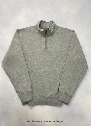 Pull Demi zip Carhartt wip Gris Homme modèle Half zip Sweatshirt Loose fit - Taille L #1189, marca: Carhartt, estado: Muy bueno, tamaño: L, 49,00 €, 52,15 € Protección al comprador Pro incluida