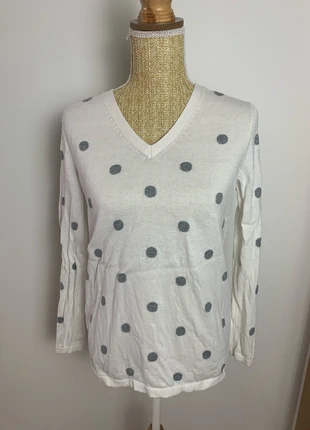 Pull Col en V Tommy Hilfiger. à pois - Taille M Femme, brand: Tommy Hilfiger, condition: Very good, size: M / 38 / 10, €15.00, €16.45 includes Buyer Protection Pro
