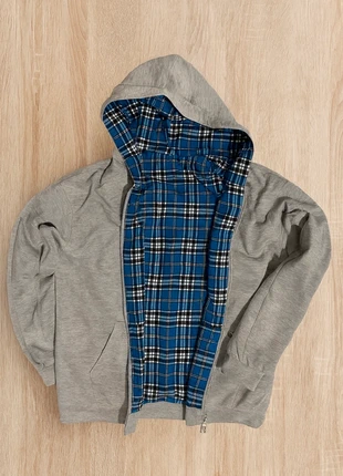 Veste réversible y2k gris/bleu, brand: Japan Style, condizioni: Nuovo senza cartellino, taglia: M, €48.00, €51.10 include la Protezione acquisti