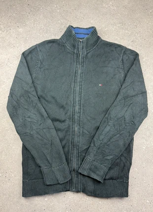 Sweat à zip full zip Tommy Hilfiger taille M logo brodé noir, brand: Tommy Hilfiger, condizioni: Ottime, taglia: M, €30.00, €32.20 include la Protezione acquisti