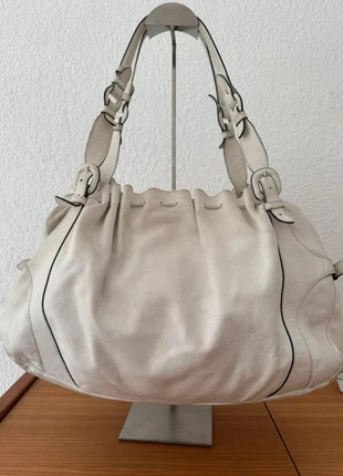 Sac à main Le Tanneur en cuir blanc, brand: Le Tanneur, condition: Very good, €73.00, €77.35 includes Buyer Protection