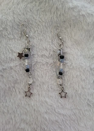 Safety Pin Star earrings Diy Alternative, brand: Punk, condizioni: Nuovo senza cartellino, €3.00, €3.85 include la Protezione acquisti