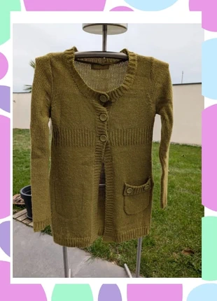 Gilet Cardigan Long Cache Cache - TAILLE 38/40 - Vert, brand: Cache Cache, condition: Very good, size: M / 38 / 10, €3.00, €3.85 includes Buyer Protection