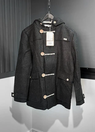 Makia Men’s Dark Grey Lana Wool Fully Lined Hooded Winter Peacoat Jacket Duffel Coat New Xlarge XL, brand: Makia, condition: New with tags, size: XL, £59.99, £63.69 includes Buyer Protection