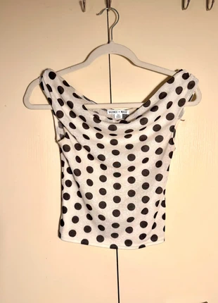 Urban Outfitters cream polka dot top, brand: Urban Outfitters, condition: Very good, size: XS / UK 4-6, £25.00, £26.95 includes Buyer Protection