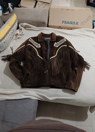 Veste a frange, marca: original outerwer, estado: Bom, tamanho: L / 40 / 12, €100.00, €105.70 inclui Proteção do Comprador