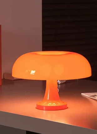 Lampe champignon classique d'art Bauhaus lampe de chambre Orange de créateur danois, marque: Vintage Boutique, état: Neuf sans étiquette, 45,00 €, 47,95 € Protection acheteurs incluse