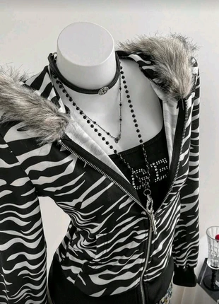 Sudadera cebra Y2k Gothic Vintage Streetwear, marque: y2k, état: Neuf sans étiquette, taille: L / 40 / 12, 35,00 €, 37,45 € Protection acheteurs incluse