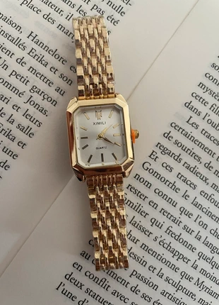 Montre à quartz pour femme blanche et dorée, marca: Quartz, estado: Novo com etiquetas, tamanho: Tamanho único, €7.00, €8.05 inclui Proteção do Comprador