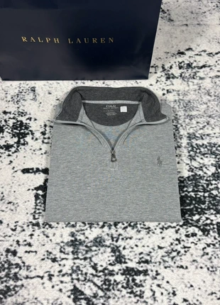 Pull Camionneur Half Zip 1/4 Zip 1/2 Zip Ralph Lauren Gris | Logo Gris Gris | Taille M, marca: Ralph Lauren, estado: Muy bueno, tamaño: M, 69,99 €, 74,19 € Protección al comprador incluida