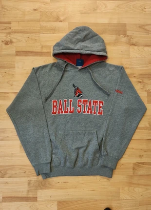 Pull Sweat à capuche Vintage Y2k Pleasure State Ball State Gris Rouge Cardinals taille M, marke: Pleasure State, zustand: Sehr gut, größe: M, 25,00 €, 26,95 € inklusive Vinted-Käuferschutz