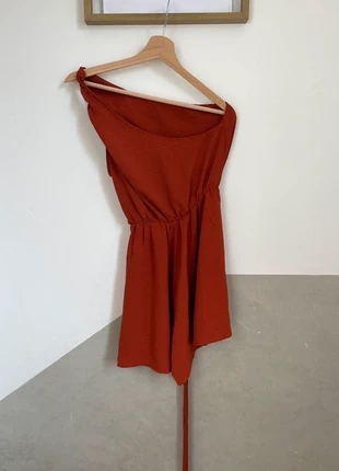 Combinaison short, terracotta, staat: Nieuw zonder prijskaartje, maat: S / 36 / 8, € 5,00, € 5,95 inclusief Kopersbescherming