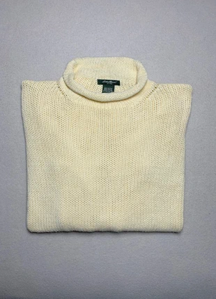 Pull Eddie Bauer écru – Taille M – Maille épaisse – Col montant – Confort & style, marke: Eddie Bauer, zustand: Sehr gut, größe: M / 38 / 10, 20,00 €, 21,70 € inklusive Vinted-Käuferschutz