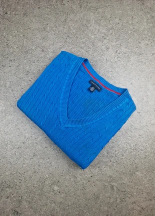 ⭐ Pull Tommy Hilfiger Femme – Bleu Cable Knit – Taille M ⭐, merk: Tommy Hilfiger, staat: Heel goed, maat: M / 38 / 10, € 15,00, € 16,45 inclusief Kopersbescherming