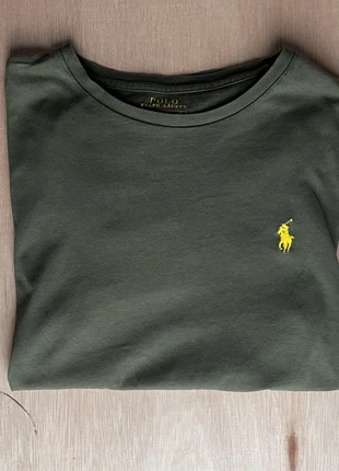 Ralph Lauren T-shirt - Donkergroen – Maat S, merk: Ralph Lauren, staat: Veelgebruikt, maat: S, € 4,00, € 4,90 inclusief Kopersbescherming