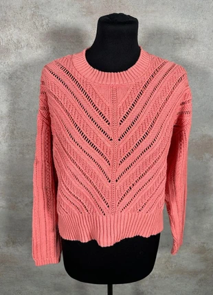 Pull Maille Torsadée Cable Knit Vintage Old Navy rose ajouré taille S, brand: Vintage Dressing, condition: Very good, size: S / 36 / 8, €12.00, €13.30 includes Buyer Protection Pro