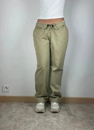 Jean pants chino Dickies femme Beige Loose Single Knee Pant Large Denim, marca: Dickies, estado: Muito bom, tamanho: M / 38 / 10, €6.00, €7.00 inclui Proteção do Comprador