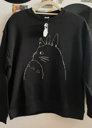 Sudadera Totoro sin capucha negra, marque: Studio Ghibli, état: Neuf sans étiquette, taille: M / 38 / 10, 19,00 €, 20,65 € Protection acheteurs incluse