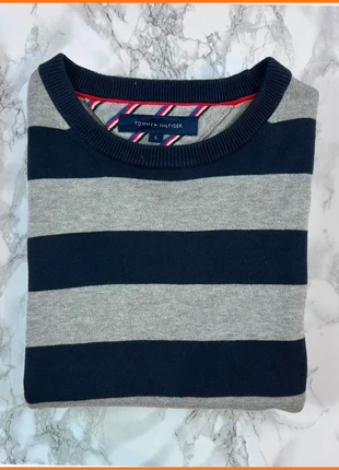 Pull Tommy Hilfiger Bleu Marine,Gris / Col rond / Logo brodé / Taille S Homme, marque: Tommy Hilfiger, état: Très bon état, taille: S, 23,00 €, 24,85 € Protection acheteurs incluse