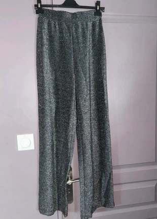 Pantalon large pailletée, marque: Cache Cache, état: Très bon état, taille: XS / 34 / 6, 5,00 €, 5,95 € Protection acheteurs incluse