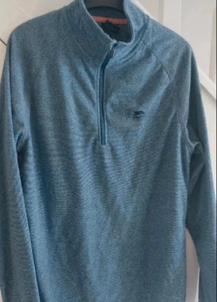 Trespass Men’s Half Zip Fleece – Blue/Grey – Size M (38–40"), brand: Trespass, condition: Very good, size: M, €6.99, €8.04 includes Buyer Protection