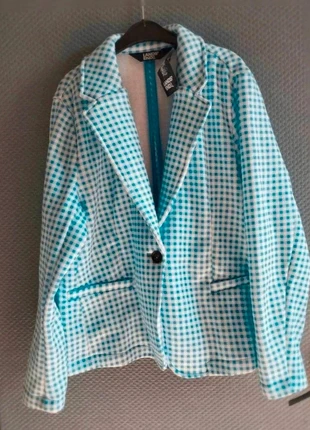 Veste tailleur Bleu turquoise de taille M, marque: Lands' End, état: Neuf sans étiquette, taille: M / 38 / 10, 8,00 €, 9,10 € Protection acheteurs (Pro) incluse