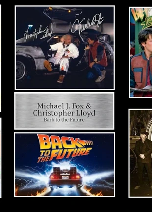 Targa commemorativa ritorno al futuro autografata formato A4 o A3, marque: Futuro, état: Neuf sans étiquette, 7,00 €, 8,05 € Protection acheteurs incluse