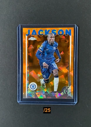 Nicolas Jackson Topps Chrome 2024-25 UEFA Conference League Chelsea Numbered /25, merk: Topps, staat: Nieuw zonder prijskaartje, € 9,99, € 11,19 inclusief Kopersbescherming