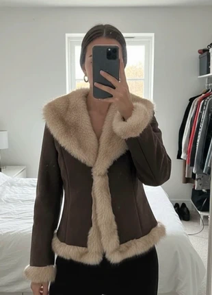 Magnifique Veste 🤎 Fausse Fourrure Y2K 2000s Dark Akademia Taille S/36, brand: Vintage Dressing, condition: Very good, size: S / 36 / 8, €54.90, €58.35 includes Buyer Protection