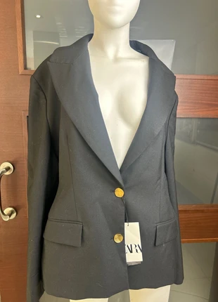 Americana negra Zara / talla XL, marque: Zara, état: Neuf avec étiquette, taille: XL / 42 / 14, 22,00 €, 23,80 € Protection acheteurs incluse