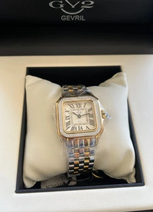 Montre GV2 Gevril femme - acier bicolore or/argent- neuve avec boîte, brand: Gevril, condition: New with tags, size: Up to 30 mm, €580.00, €609.70 includes Buyer Protection