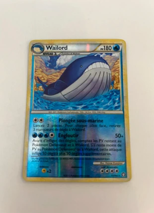 Wailord 31/102 HS03:Triomphe reverse, marke: Pokémon, zustand: Gut, 5,00 €, 5,95 € inklusive Vinted-Käuferschutz