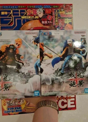 Figurines d'action Marshall D Teach et
Trafalgar Law neuves scellées🇯🇵, brand: Bandai, condizioni: Nuovo con cartellino, taglia: Prematuri, fino a 44 cm, €43.00, €45.85 include la Protezione acquisti