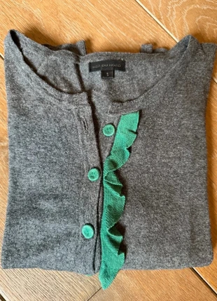 Gilet Mer du Nord en coton gris – Détails verts – Taille S, marque: Mer du Nord, état: Bon état, taille: S / 36 / 8, 8,00 €, 9,10 € Protection acheteurs incluse