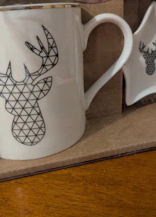 Mug Cerf, état: Neuf avec étiquette, 3,00 €, 3,85 € Protection acheteurs incluse