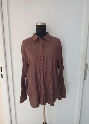 Chemise longue manches longues d'été dos nu femme c, brand: Bershka, condition: Very good, size: L / 40 / 12, €4.00, €4.90 includes Buyer Protection