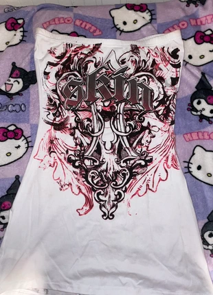 White top with graphics, brand: Vintage Dressing, condizioni: Nuovo senza cartellino, taglia: S / IT 40 / EU 36, €6.50, €7.53 include la Protezione acquisti