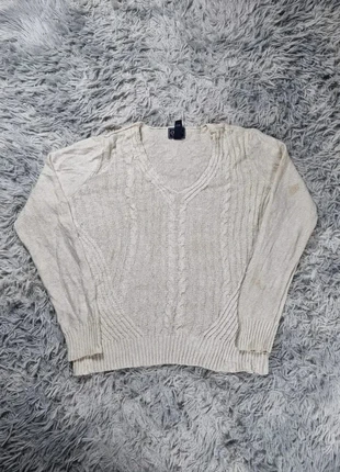Pull vintage Chaps Classics Coton Mélangé Écru Cable Knit Taille L/G, marca: CHAPS, estado: Bueno, tamaño: L / 40 / 12, 8,00 €, 9,10 € Protección al comprador Pro incluida