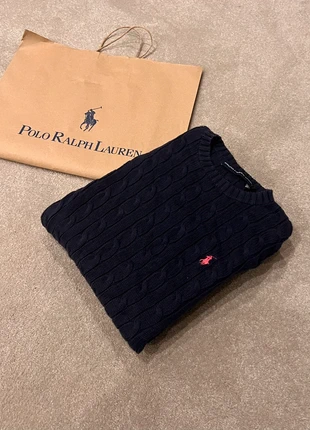 Pull torsadé Ralph Lauren Bleu Marine - S Homme, brand: Ralph Lauren, condition: New without tags, size: S, €47.00, €50.05 includes Buyer Protection