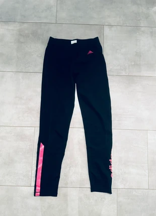 Adidas Climalite Sport Leggings - schwarz mit pinkem Schriftzug, brand: adidas, condizioni: Ottime, taglia: S / IT 40 / EU 36, €8.00, €9.10 include la Protezione acquisti