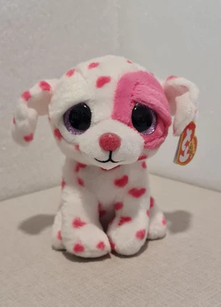 Peluche TY Beau le dalmatien blanc & rose 15cm, marque: Ty, état: Neuf avec étiquette, taille: 4 ans / 104 cm, 10,00 €, 11,20 € Protection acheteurs incluse