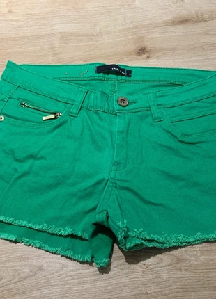 Short en Jean Vert - Tally Weijl - 36, marque: Tally Weijl, état: Très bon état, taille: S / 36 / 8, 5,00 €, 5,95 € Protection acheteurs incluse