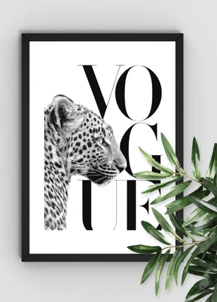 Affiche encadrée Vogue Noir & Blanc - Style, marque: Vogue, état: Neuf, 10,00 €, 11,20 € Protection acheteurs incluse