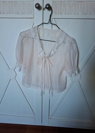 Blusa vintage, brand: Vintage Dressing, condizioni: Nuovo senza cartellino, taglia: S / IT 40 / EU 36, €7.00, €8.05 include la Protezione acquisti