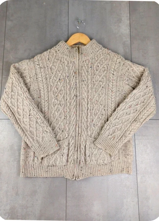 Gilet pull en laine aran wool sweater zip taille L #47, marque: Aran Crafts, état: Très bon état, taille: L, 55,00 €, 58,45 € Protection acheteurs incluse