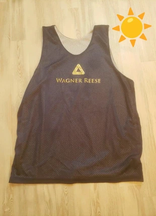 Maillot de basket XL bleu et blanc Wagner Reese, marque: A4, état: Très bon état, taille: XL, 12,00 €, 13,30 € Protection acheteurs incluse