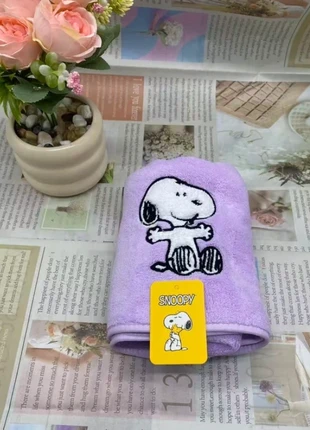 Snoopy purple rectangular fiber towel, brand: Snoopy, condizioni: Ottime, €3.00, €3.85 include la Protezione acquisti
