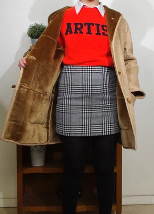 Manteau imitation daim intérieur doublé fourrure, marca: Vintage Dressing, estado: Muy bueno, tamaño: XXL / 44 / 16, 17,00 €, 18,55 € Protección al comprador incluida