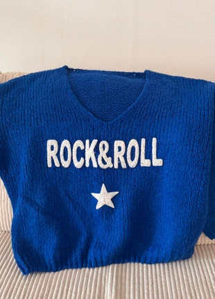Pull Rock n Roll, marke: Boutique indépendante, zustand: Neu, größe: S / 36 / 8, 10,00 €, 11,20 € inklusive Vinted-Käuferschutz